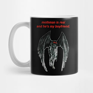 mothman is real and hes my boyfriend Mug